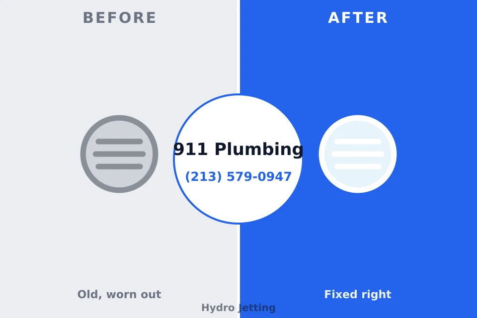 Before and after: plumbing company Lexington, KY